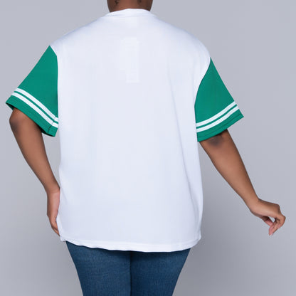 Emerald Short Sleeve Printed Top