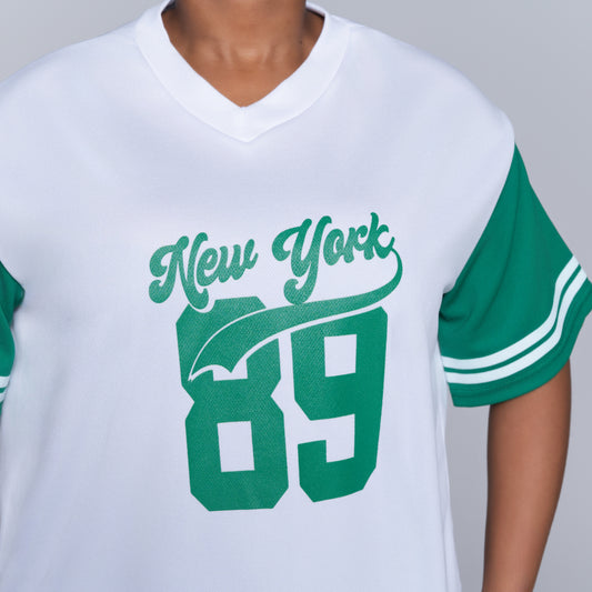Emerald Short Sleeve Printed Top