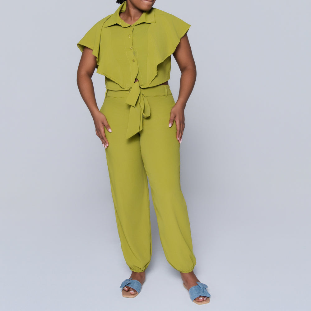 Chartreuse Pants