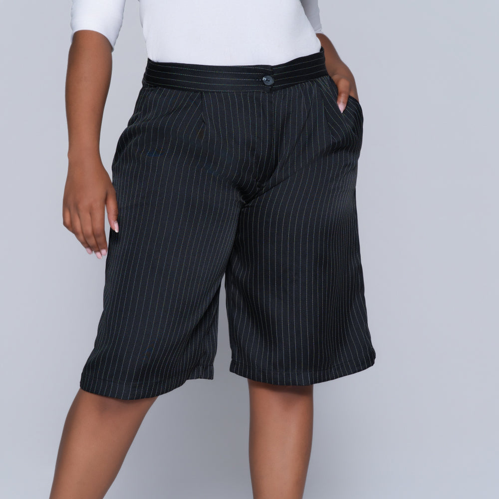 Striped Black Pants