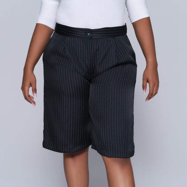 Striped Black Pants
