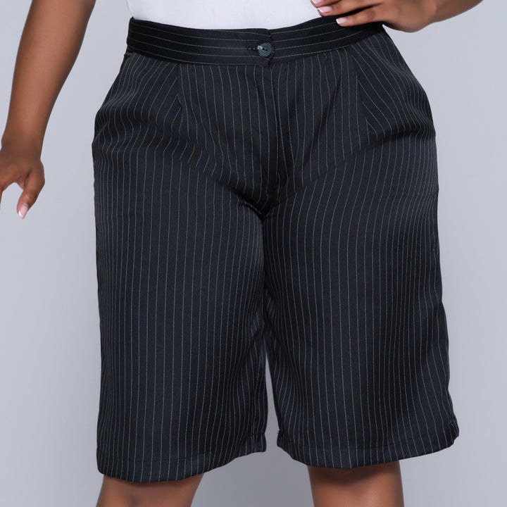 Striped Black Pants