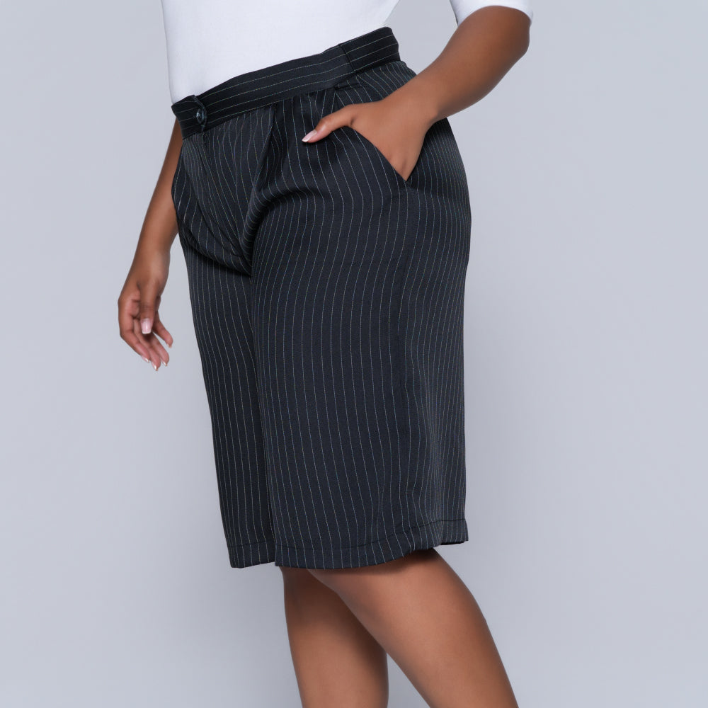 Striped Black Pants