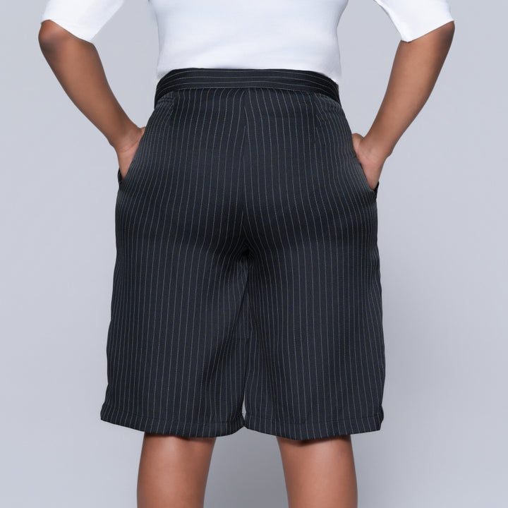 Striped Black Pants
