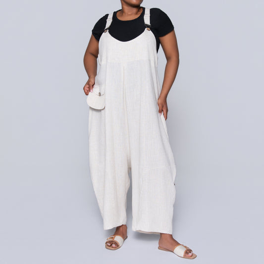 Side Pocket Viscose Jumpsuit