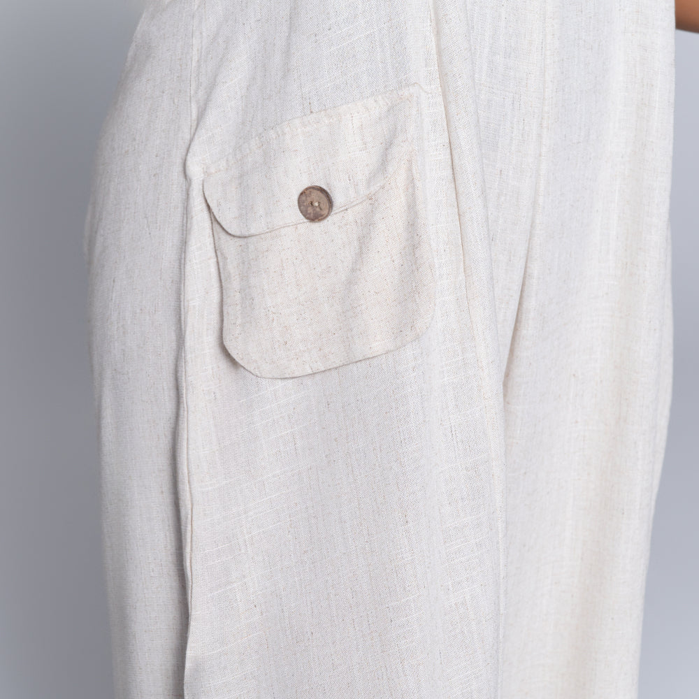 Side Pocket Viscose Jumpsuit