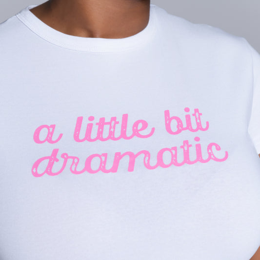 Optical White Front Print Top