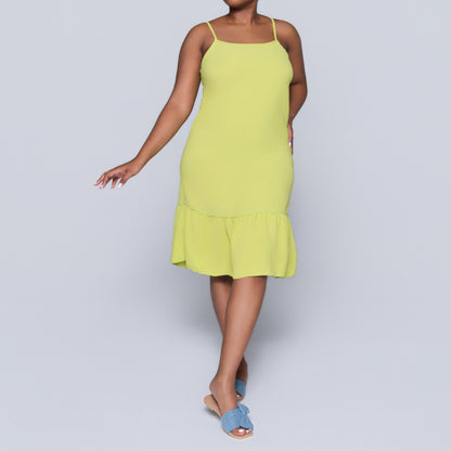 Chartreuse Airflow Strappy Tunic