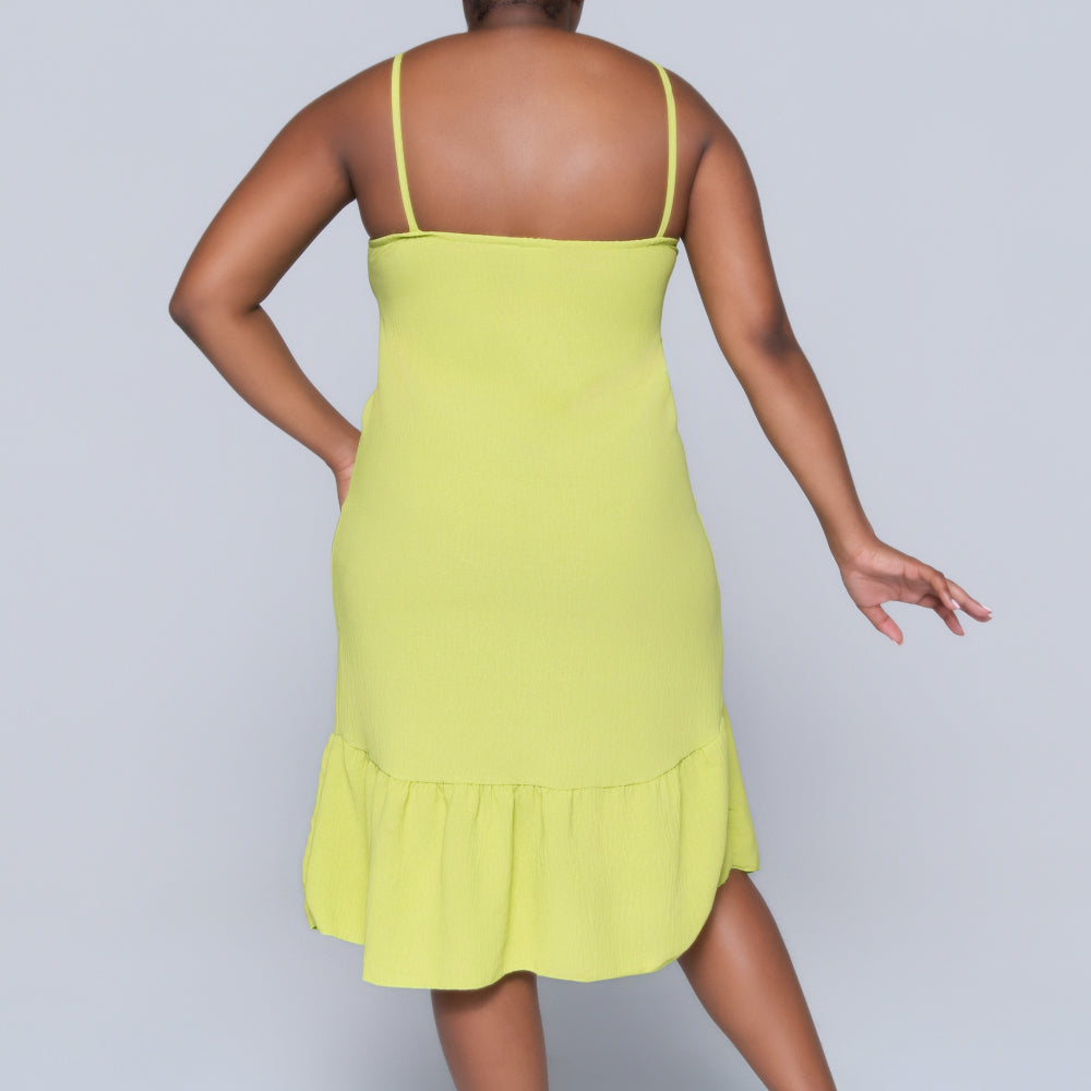 Chartreuse Airflow Strappy Tunic