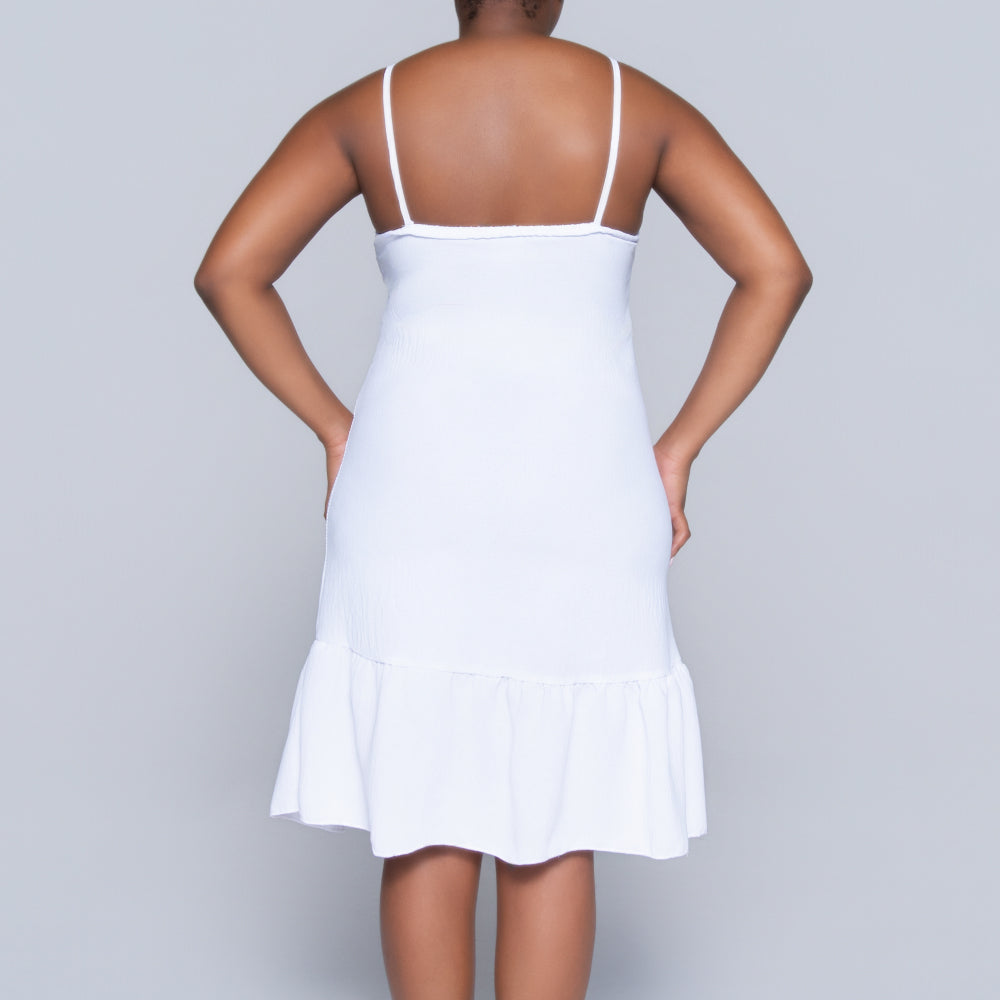 Optical White Airflow Strappy Tunic