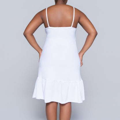 Optical White Airflow Strappy Tunic