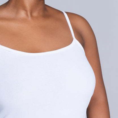 Optical White Airflow Strappy Tunic