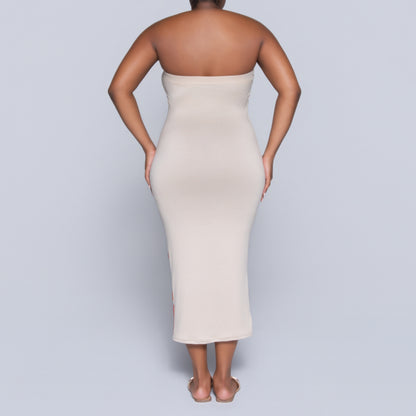 Front Print Boobtube Dress