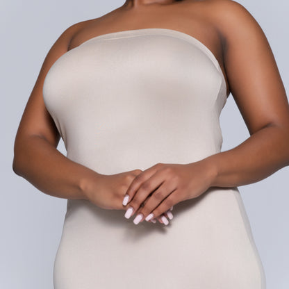 Front Print Boobtube Dress