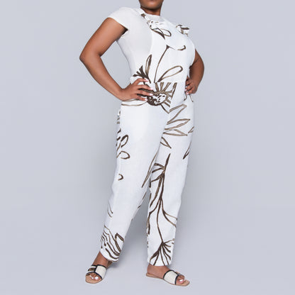 Ladies Printed Jumpsuit