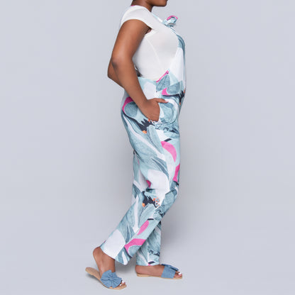 Sage Printed Jumpsuit