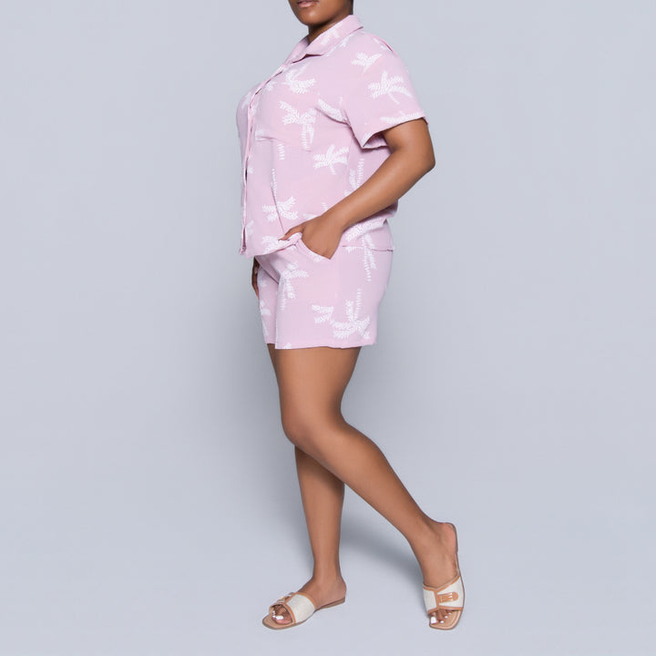 Mink Printed Shorts
