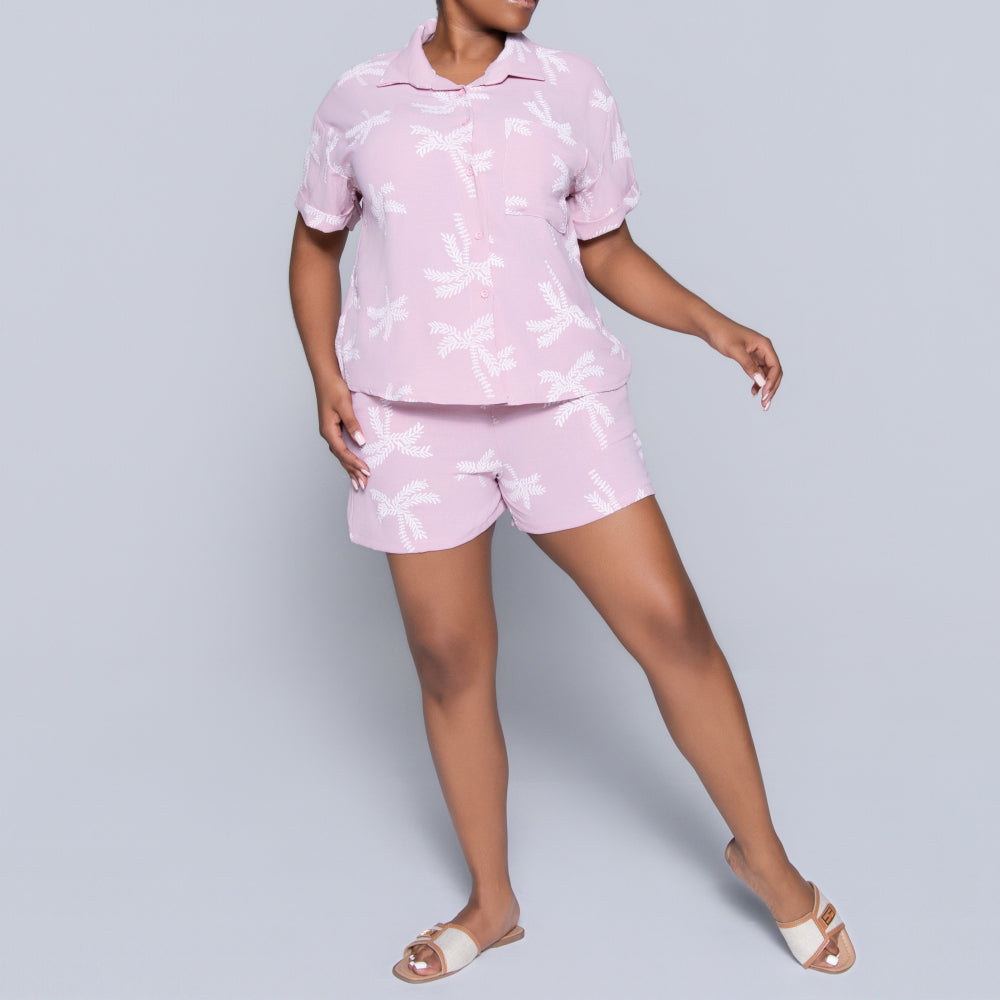 Mink Printed Top