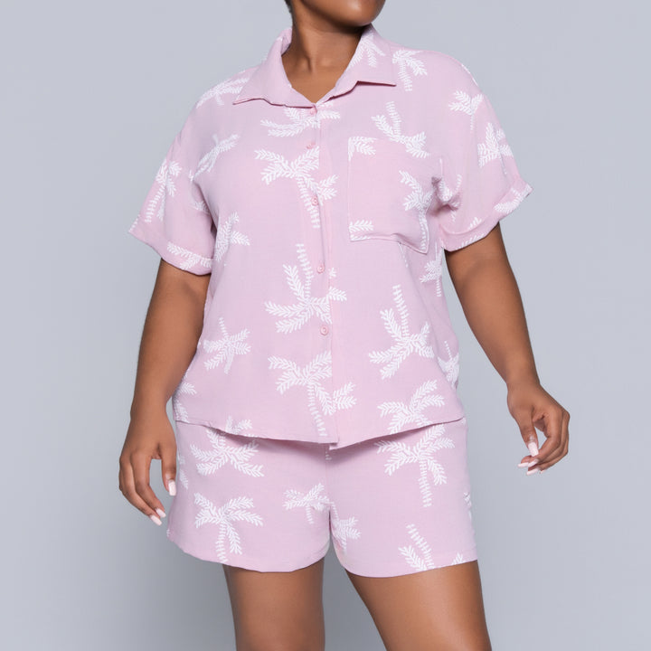 Mink Printed Shorts