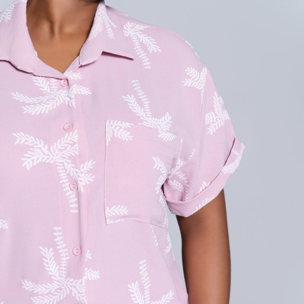 Mink Printed Top