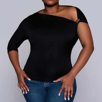 Black Off - Shoulder Top