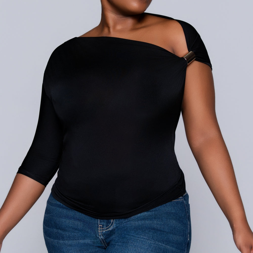 Black Off - Shoulder Top