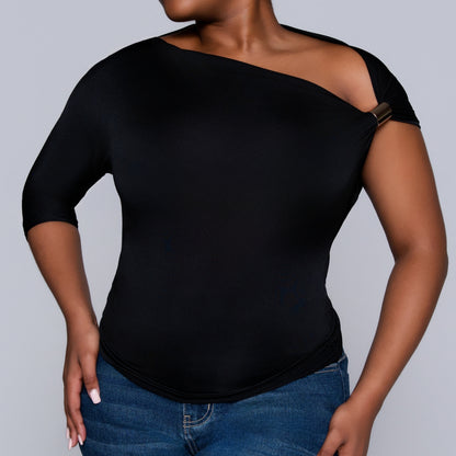 Black Off - Shoulder Top