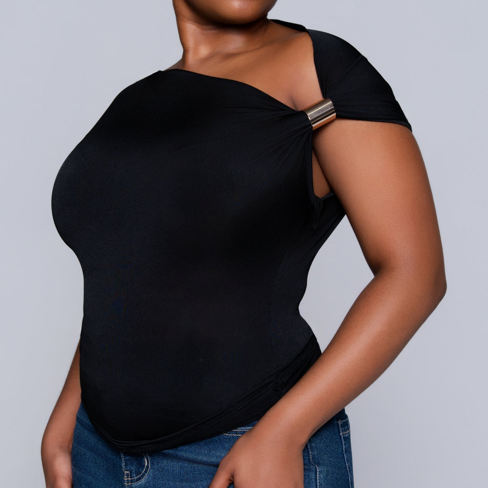 Black Off - Shoulder Top