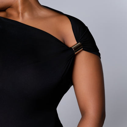 Black Off - Shoulder Top