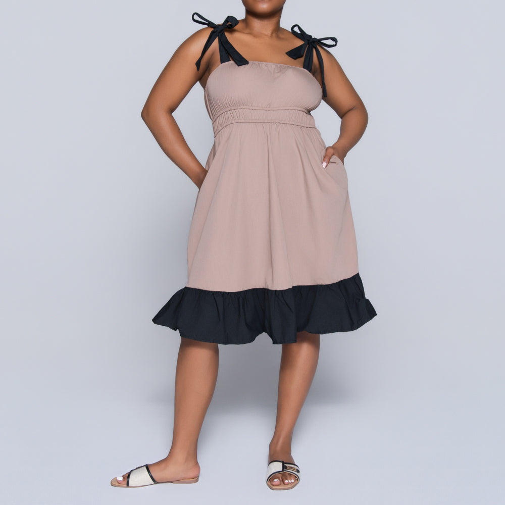 Tiered Strappy Dress