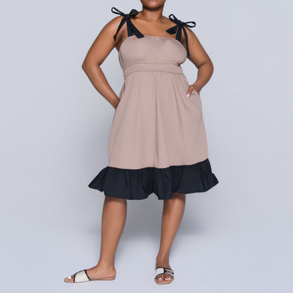 Tiered Strappy Dress