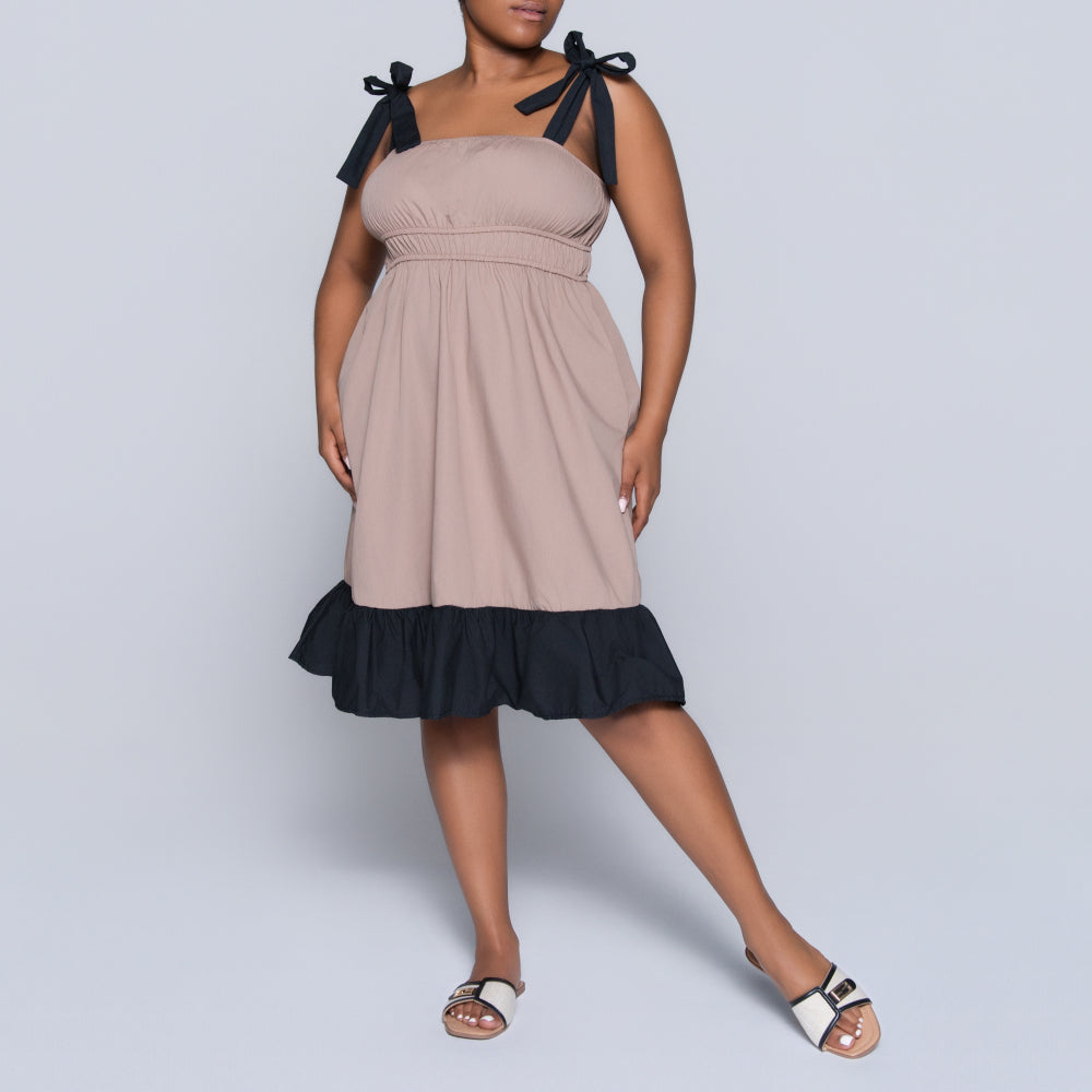 Tiered Strappy Dress