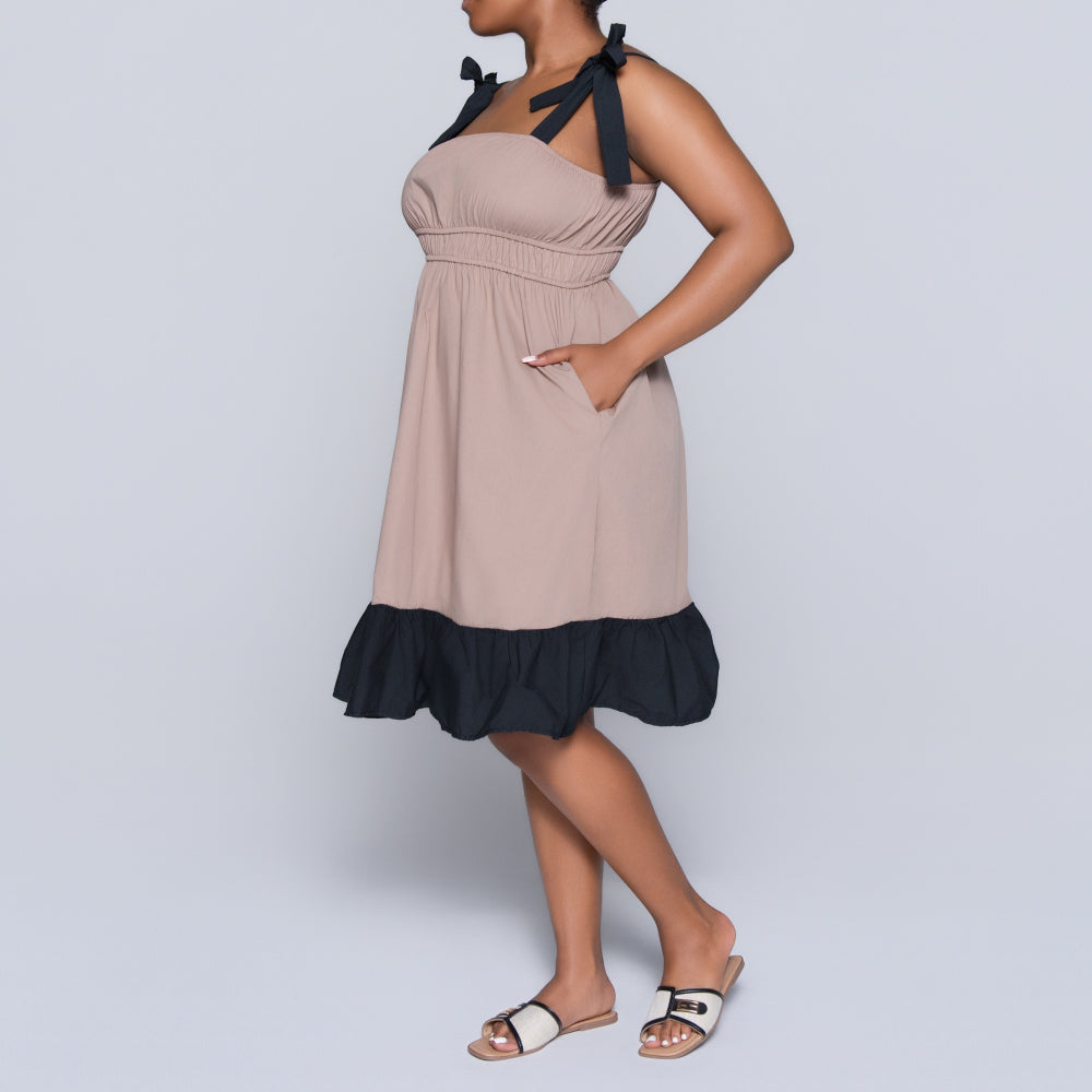 Tiered Strappy Dress