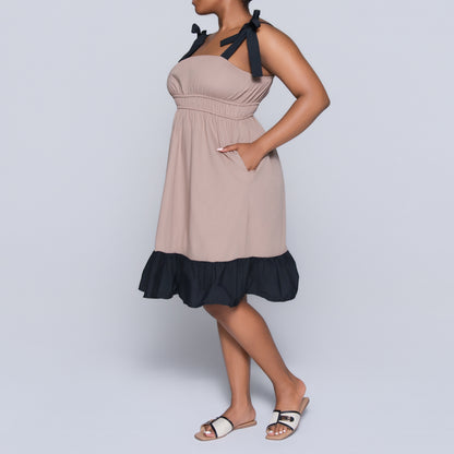 Tiered Strappy Dress