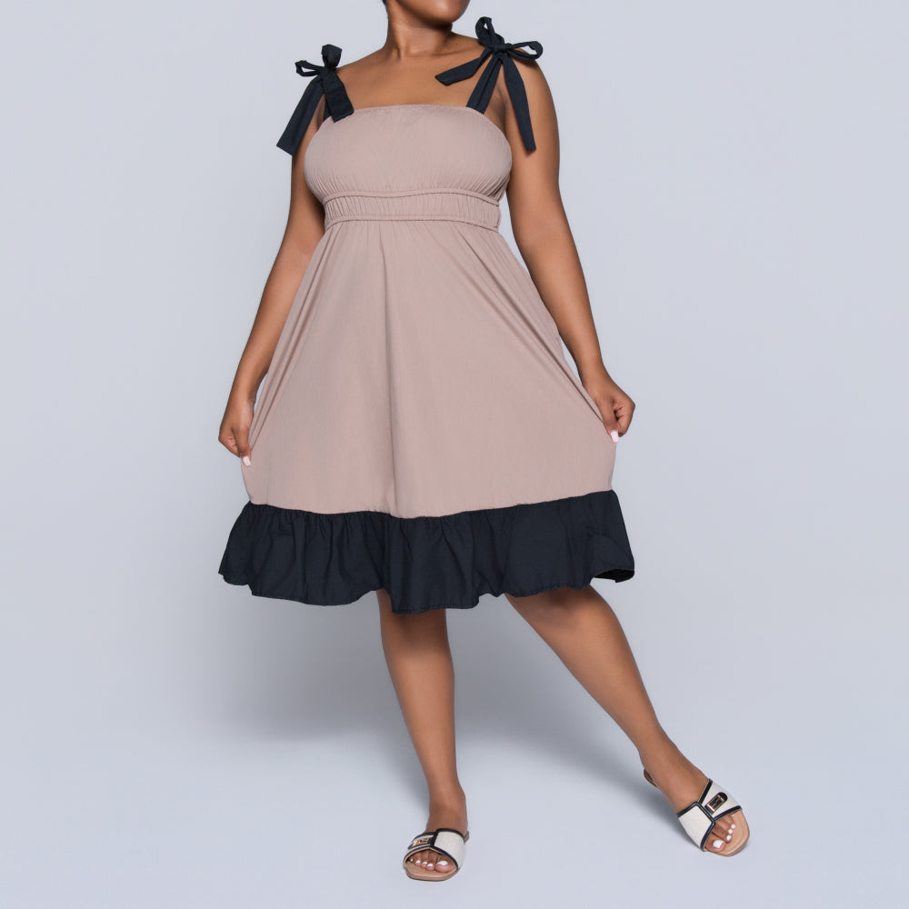 Tiered Strappy Dress