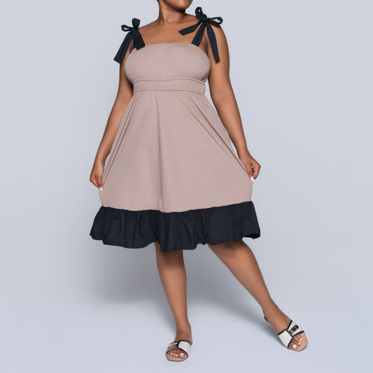 Tiered Strappy Dress