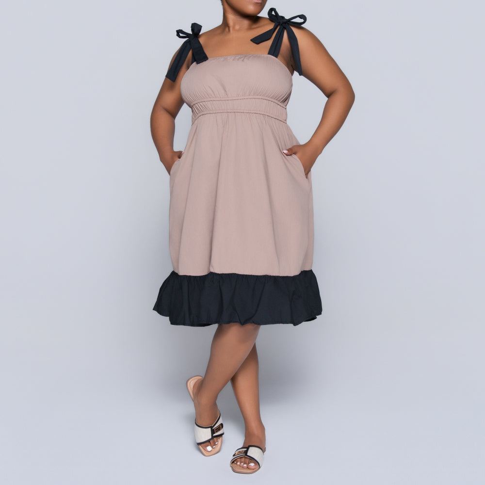 Tiered Strappy Dress