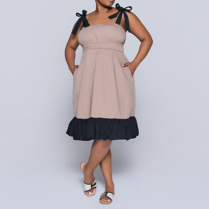 Tiered Strappy Dress