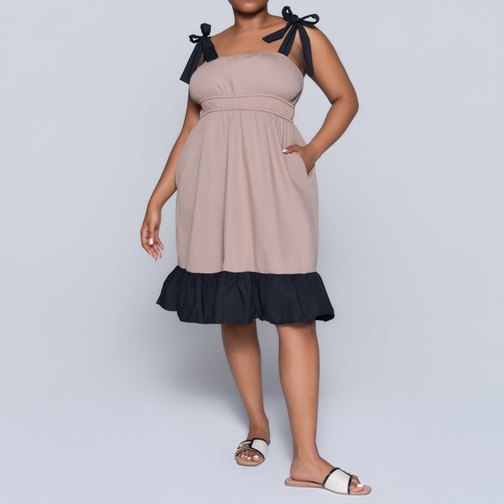 Tiered Strappy Dress