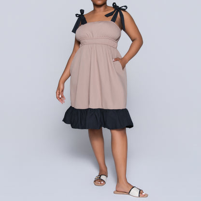 Tiered Strappy Dress