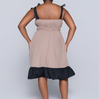 Tiered Strappy Dress