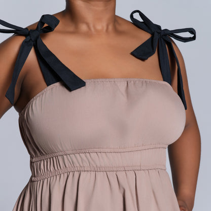 Tiered Strappy Dress