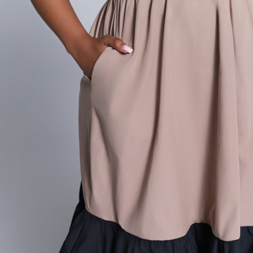 Tiered Strappy Dress