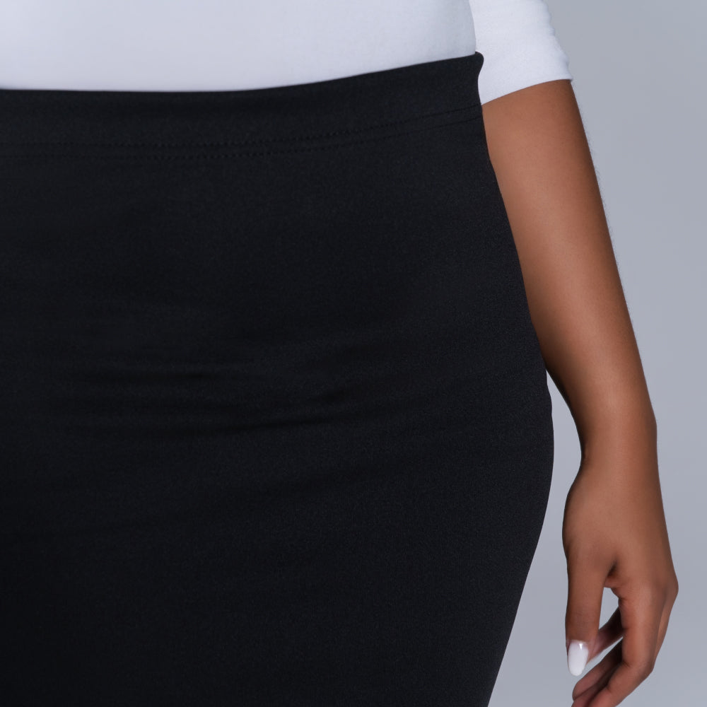 Black Scuba Skirt