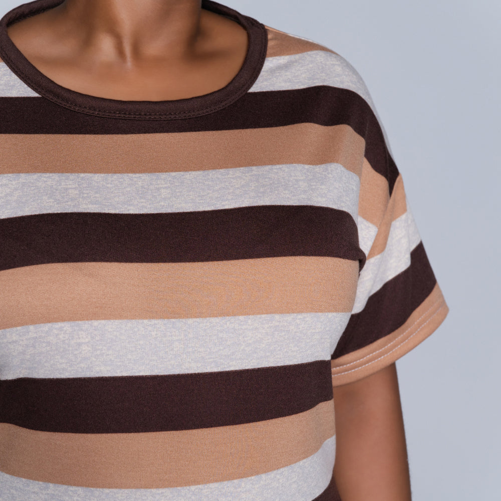 Striped Shorts And Top Set