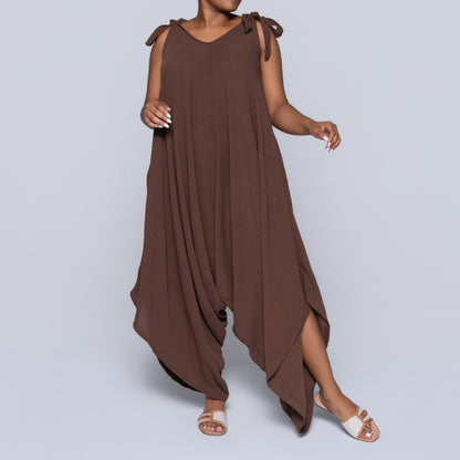 Chocolate Airflow Jumpsuit