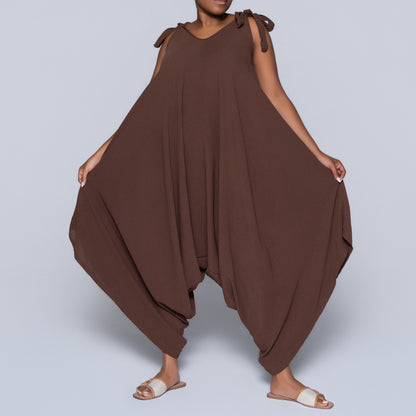 Chocolate Airflow Jumpsuit
