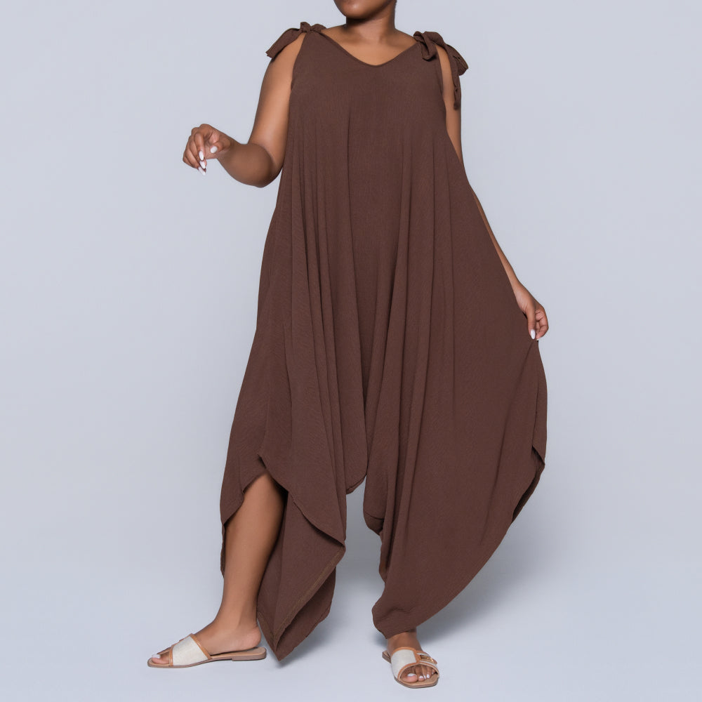 Chocolate Airflow Jumpsuit