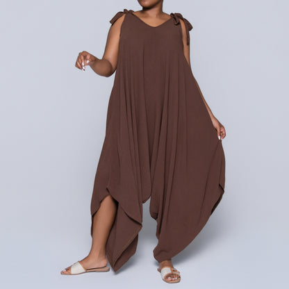 Chocolate Airflow Jumpsuit