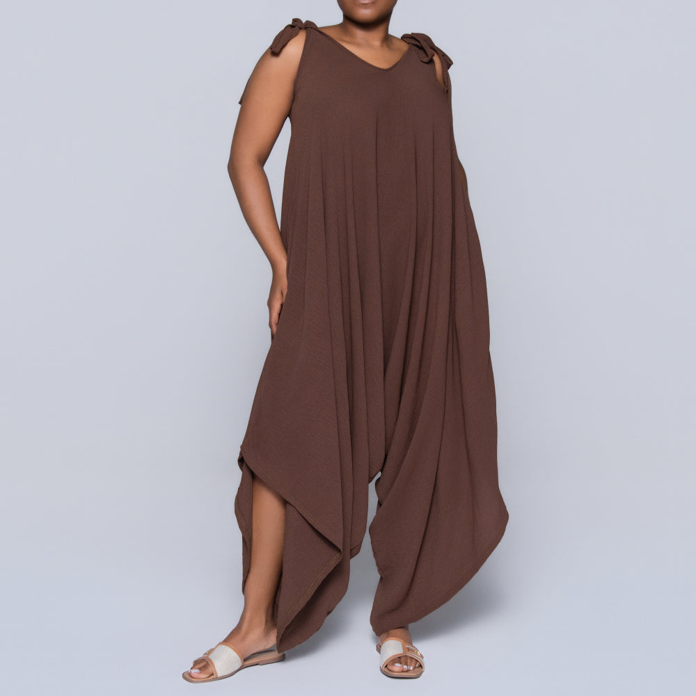 Chocolate Airflow Jumpsuit